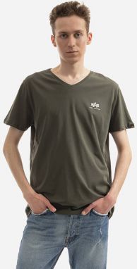 Alpha Industries Basic V-Neck T Small Logo 106513 142