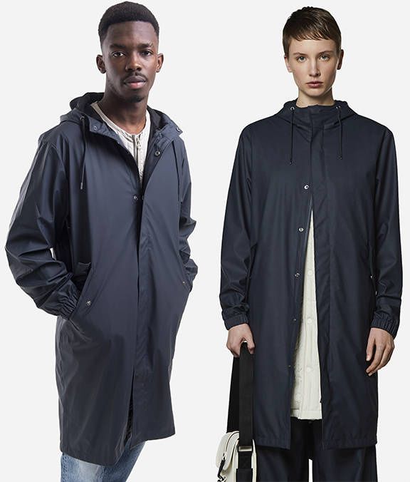 Rains Fishtail Parka 18140 NAVY