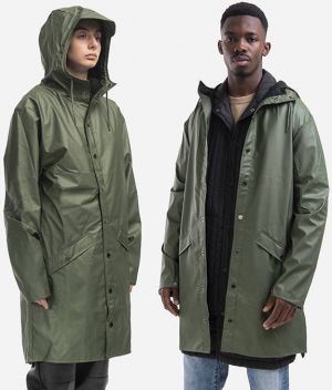 Rains Essential Long Jacket 12020 EVERGREEN