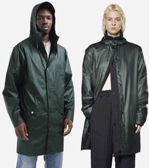 Rains Essential Long Jacket 12020 SILVER PINE