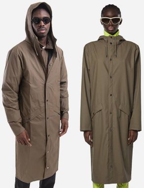 Rains Longer Jacket 18360 WOOD