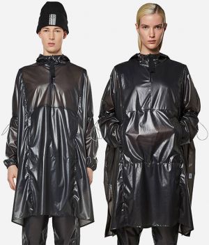 Rains Long Ultralight Anorak 18810 BLACK