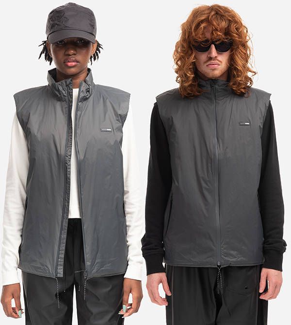 Rains Padded Nylon Vest 15460 SLATE