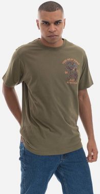 Maharishi U.A.P. Embroidered T-shirt Organic Cotton Jerse 4093 OLIVE