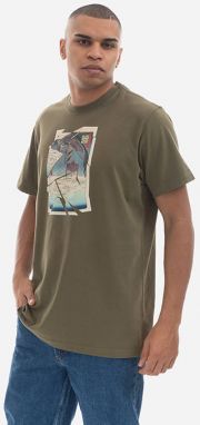 Maharishi Cubist Eagle T-shirt Organic Cotton Jarse 9927 OLIVE