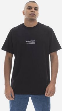 Pánske tričko Maharishi Miltype vyšívané tričko 9912 čierne