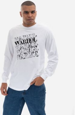 Pánske tričko Maharishi Andy Warhol Airborne L/S tričko 9923 biela