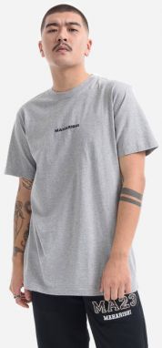 Pánske tričko Maharishi Miltype vyšívané tričko 9161 Sivá melírovaná