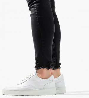 Filling Pieces Low Mondo Ripple Nardo Nappa White 24526231901PFH