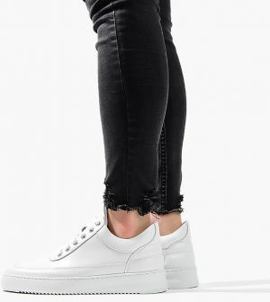 Filling Pieces Low Top Ripple Lane Nappa All White 25121721855PFH