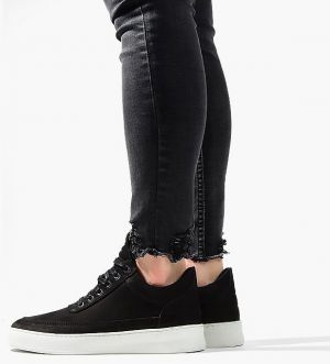 Filling Pieces Low Top Plain Lane Nubuck Black 29726291861PFH