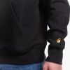 Carhartt WIP Chase Neck Zip I027038 BLACK/GOLD galéria