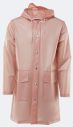 Rains Transparent Hooded Coat 1269 FOGGY CORAL galéria