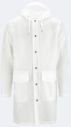 Rains Transparent Hooded Coat 1269 FOGGY WHITE galéria
