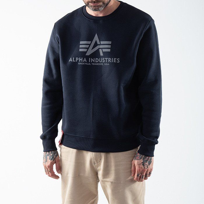 Alpha Industries Basic Sweater Reflective Print 178302RP 07