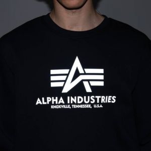 Alpha Industries Basic Sweater Reflective Print 178302RP 07 galéria