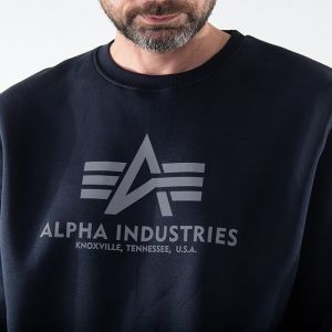 Alpha Industries Basic Sweater Reflective Print 178302RP 07 galéria