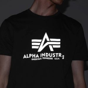 Alpha Industries Basic T-Shirt Reflective Print 100501RP 142 galéria