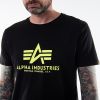 Alpha Industries Basic T-Shirt Neon Print 100501NP 478 galéria