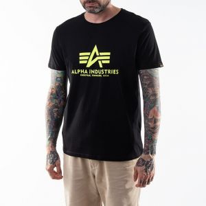 Alpha Industries Basic T-Shirt Neon Print 100501NP 478