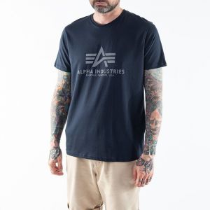 Alpha Industries Basic T-Shirt Reflective Print 100501RP 07