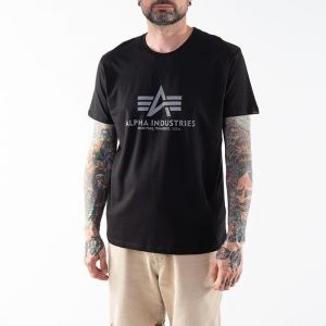 Alpha Industries Basic T-Shirt Reflective Print 100501RP 03