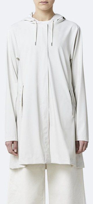 Rains A-line Jacket 1834 OFF WHITE