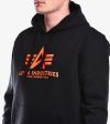 Alpha Industries Basic Hoody Neon Print 178312NP 477 galéria