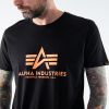 Alpha Industries Basic T-Shirt Neon Print 100501NP 477 galéria