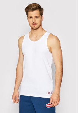 PROSTO. Tank top KLASYK Trevor 4042 Biela Regular Fit