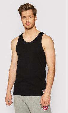 PROSTO. Tank top KLASYK Trevor 4041 Čierna Regular Fit