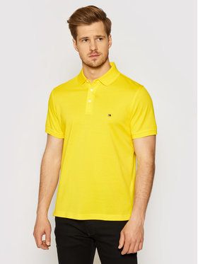 Tommy Hilfiger Polokošeľa 1985 MW0MW17771 Žltá Slim Fit