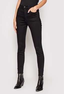 G-Star Raw Džínsy Kafey Ultra D15578-B964-A810 Čierna Skinny Fit