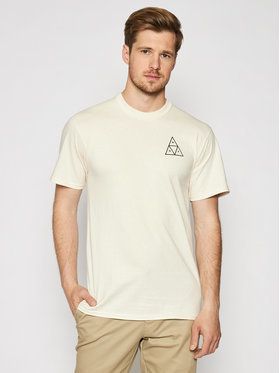 HUF Tričko Essentials TS00509 Béžová Regular Fit