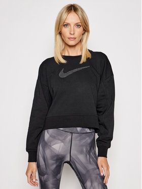 Nike Mikina Get Fit CU5506 Čierna Oversize