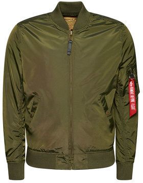 Alpha Industries Bomber bunda Ma-1 Tt 191103 Zelená Regular Fit