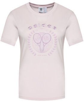 adidas Tričko Tennis Luxe Graphic H56456 Ružová Regular Fit