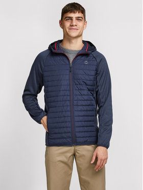 Jack&Jones Prechodná bunda Multi Quilted 12182242 Tmavomodrá Regular Fit