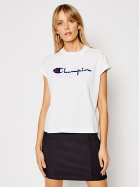Champion Tričko 112736 Biela Relaxed Fit