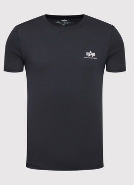 Alpha Industries Tričko Basic T Small Logo 188505 Sivá Regular Fit