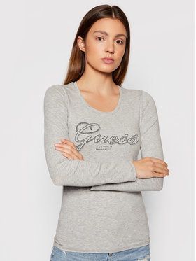 Guess Blúzka Raisa W1YI90 J1311 Sivá Slim Fit