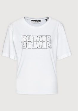 ROTATE Tričko Aster Tee RT443 Biela Loose Fit