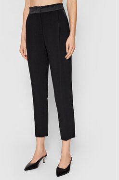 Marella Chino nohavice Izabel 31360213 Čierna Regular Fit