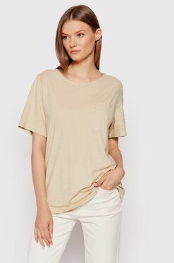 United Colors Of Benetton Tričko 3BVXE18A0 Béžová Relaxed Fit