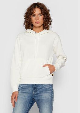 G-Star Raw Mikina Premium Core D20757-C235-111 Biela Regular Fit