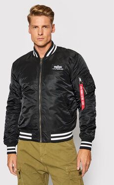 Alpha Industries Bundy bomber College 118112 Čierna Regular Fit