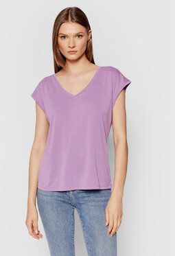 Vero Moda Tričko Filli 10246928 Fialová Regular Fit