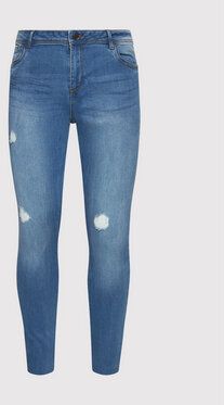 Vero Moda Džínsy Tanya 10228784 Modrá Slim Fit