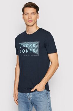 Jack&Jones Tričko Shawn 12185035 Tmavomodrá Slim Fit