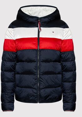 Tommy Hilfiger Vatovaná bunda Reversible WW0WW31288 Biela Regular Fit